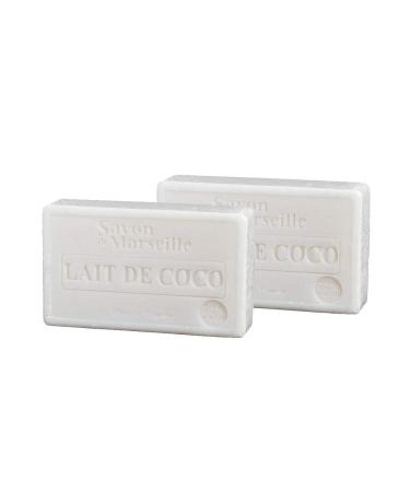 2 Marseille soaps - 72% coconut oil - Made in France