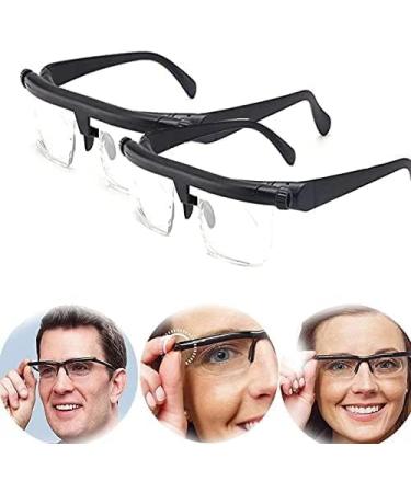 Vifocus Adjustable Reading Glasses for Seniors | 2023 Upgrade with Distance Vision Focus | One-Piece Adjustable Dial Design - Buy Online on GoSupps.com