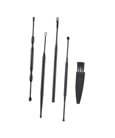 Healifty 1 Set Ear Cleaner Cleaning Tools Kit De Limpieza De Oidos Ear Cleaner Canal Cleaning Wax Handheld Ear Scope Spiral Ear Remover Portable Ear Pick Ear Wax Scoop Set Double Head