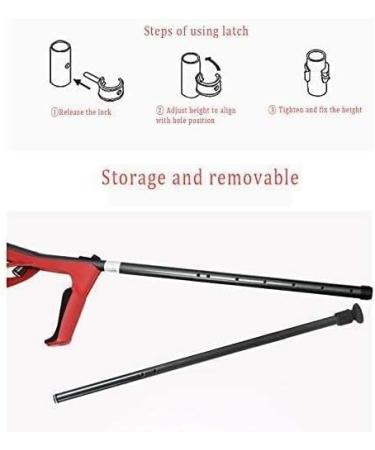 Forearm Crutches Adjustable Forearm Crutches - Lightweight Cuff Crutch - Comfortable Adjustable Wrist Handle for Men/Women with Comfortable Grip red Lightweight Arm Crutch Independence - Buy Online on GoSupps.com