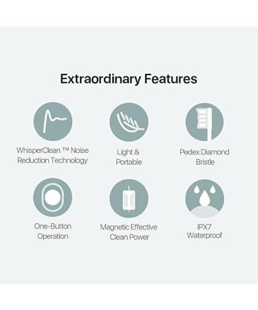 Buy OCLEAN AIR 2 Sonic Electric Toothbrush - Portable Waterproof Ultra-Ice Design Dupont Bristles 40-Day Battery Life - International Shipping Available - Buy Online on GoSupps.com