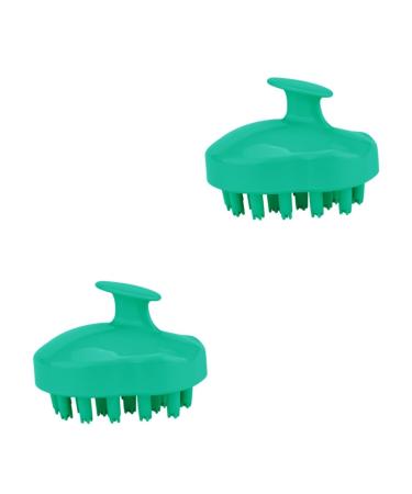 Frcolor 2st Head and head skin massage device Clean shampoo scalpo-massage brush scalp massage brush BathaCcessoire Hair massage brush phone umbrella hairbrush meridian