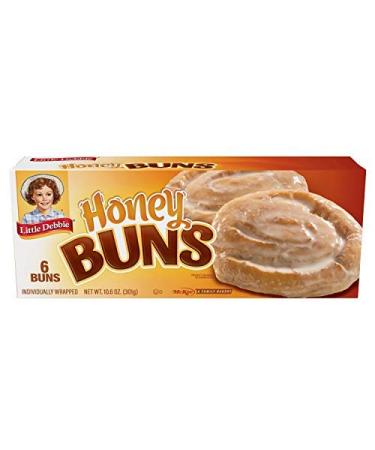 Little Debbie Honey Buns - 6 Count Individually Wrapped Breakfast Pastries (Pack of 16) - Buy Online on GoSupps.com