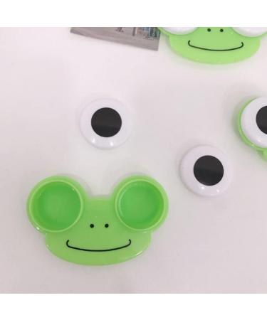 3PCS Cartoon Frog Shape Contact Lens Case | Cute Animal Lens Holder for Travel & Storage - Buy Online on GoSupps.com