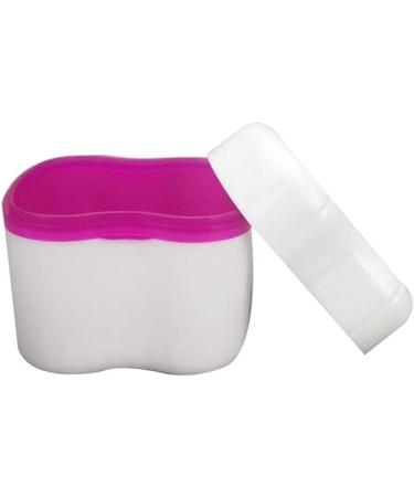 Buy Dark Blue Dental Prostheses Container Set Sieve Cleaning Brush & Storage for Braces & False Teeth | International Shipping - Buy Online on GoSupps.com