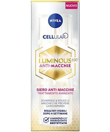 Beiersdorf NIVEA Luminous630 AntiBlemish Facial Serum Advanced Treatment 30 ml AntiBlemish Facial Serum for Radiant Skin Facial Serum Hyaluronic Acid and Patented Thiamidol for All Types - Buy Online on GoSupps.com