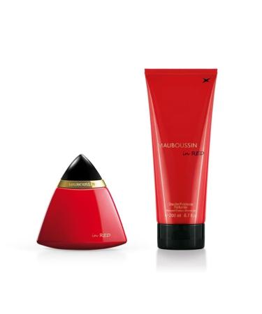 Mauboussin - Jumbo Set In Red : Eau de Parfum 100ml (3.3 Fl Oz) & Shower Gel 200ml (6.6 Fl Oz)