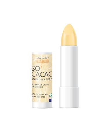 So'Cacao Organic Lip Balm - with Shea and Cocoa Butters - 3.7g - PROPOS'NATURE