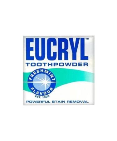 Eucryl 50g Smokers Freshmint Toothpowder - by Eucryl