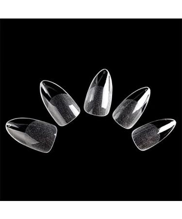 120 Matte Almond Press-On Tips | Quick Nail Extensions - Full Cover Almond Click-It Tips - Buy Online on GoSupps.com