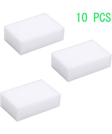 Dr.JIEER 10 Pcs Magic Sponge Eraser 100x60x20mm - Multi-Functional Melamine Foam Cleaner - Buy Online on GoSupps.com