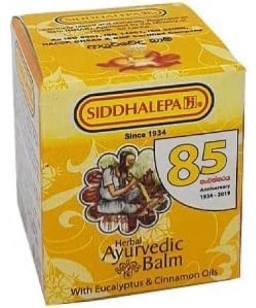 Hettigoda Industries Siddhalepa Ayurvedic Herbal Balm 50g 10g x 5 pices the best way to relieve aches and pains - Buy Online on GoSupps.com
