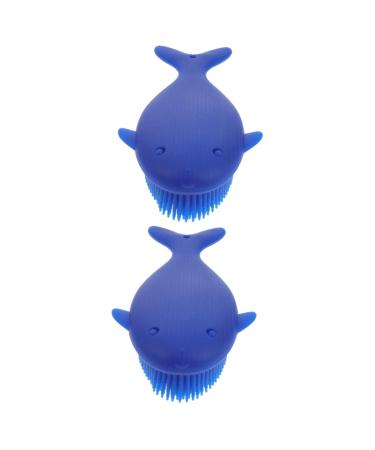 FOMIYES 2pcs Silicone Brush Mens Brush Body Exfoliator Brush Bath Accessories for Kids Home Brush Silcone Body Scrubbers Baby Shampoo Brush Body Cleansing Brush Washing Brush Bath Brush 14.5X7X3CMx2pcs