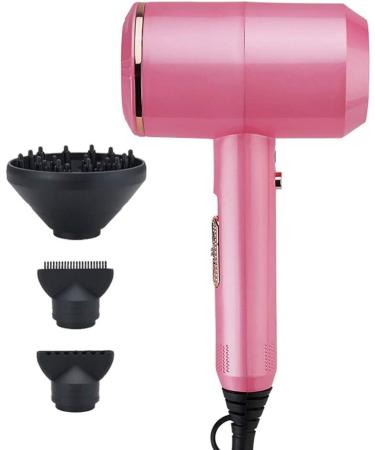 JYYBN Hair Dryer. Professional Hair Dryer Cold and Hot 2000W Anion Blow Dryer DC Motor with Concentrator Diffuser and Induction Function Dry