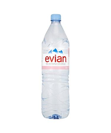 Evian Lot de 24 bouteilles d'eau min rale morte 1 5 l