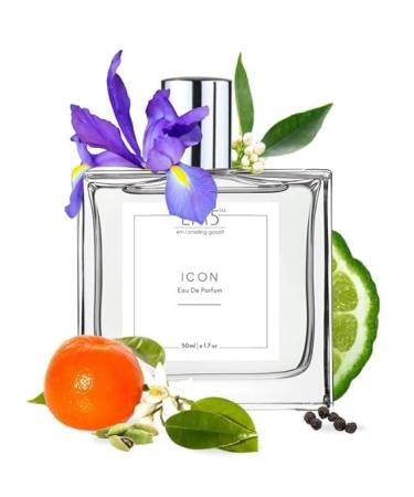 EMS Icon Perfume for Men | Aromatic Citrus Fresh Spicy | EDP Spray Strong and Long Lasting Spray | Luxury Gift for Him | (50ml / 1.7 Fl Oz)