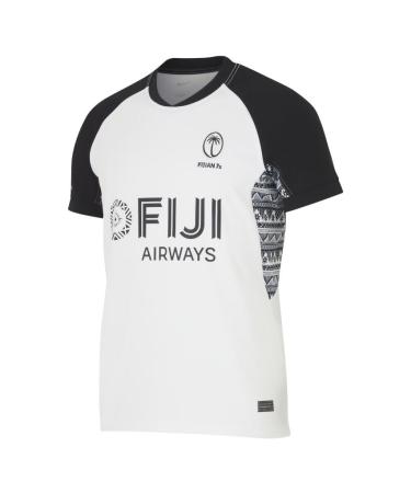 23-24 Fiji 7S Rugby Jersey Rugby T-Shirt Polo Shirt Men's Match Training Football Jersey L White