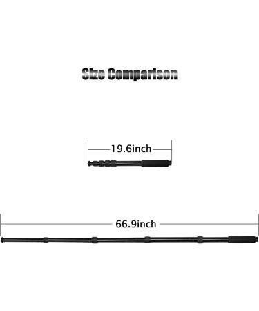 MWE Extendable 67-Inch Telescopic Rod Stand for 360 Photo Booth - 5-Section - Buy Online on GoSupps.com