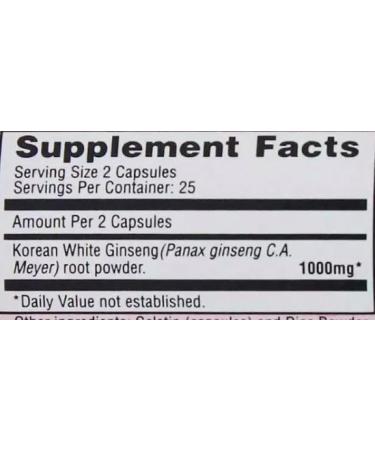 Imperial Elixir Ginseng Korean White 50 Cap6 - Buy Online on GoSupps.com