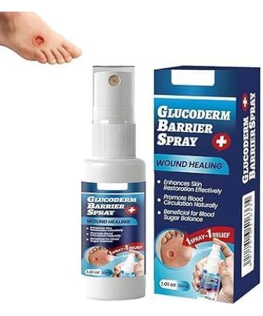 Spray barri re GlucoDerm Protection barri re cutan e fiable Soulage la s cheresse des pieds Convient tous types de peau 1pcs