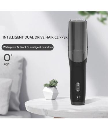 Electric Hair Clipper for Men - Self-Cut Head Shaver with Super Suction & Hair Absorption | International Shipping Available - Buy Online on GoSupps.com