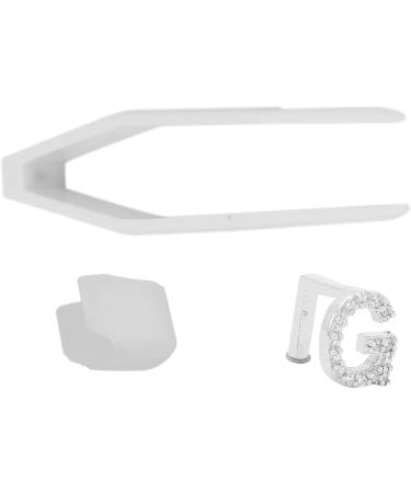 Hip Hop Fake Teeth Halloween False Teeth Plated English Letter G Teeth Brace Single Hip Hop Teeth Initial Letters Teeth Cosplay Festival Party Hip Hop Teeth Decoration (Silver) - Buy Online on GoSupps.com