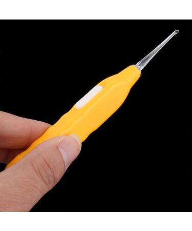Qtqgoitem Adult Earwax Remover Curette Cerumen Cleaner Tool with LED Light - 10 Pcs - Buy Online on GoSupps.com