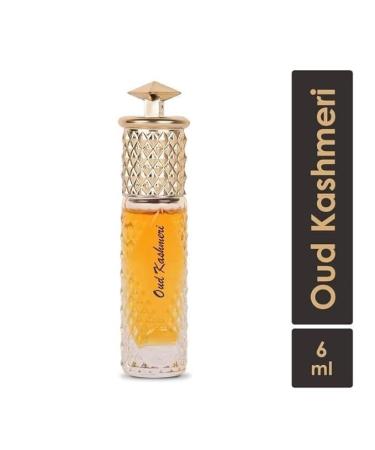Oud Kashmeri Premium Attar Woody Balsamic & Spicy Soothing Fragrance Long Lasting Roll on Itra For Men 6ml - Buy Online on GoSupps.com