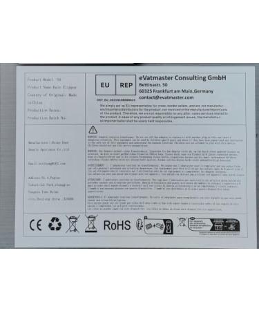 BESTBOMG Hair Clippers Men Professional Beard Trimmer with Rechargeable Base 5 Speed Cordless Electric Grooming Kits 6000RPM with LED Display and 2500mAh/2000mAh Built-in Battery(K38S+I38S) - Buy Online on GoSupps.com