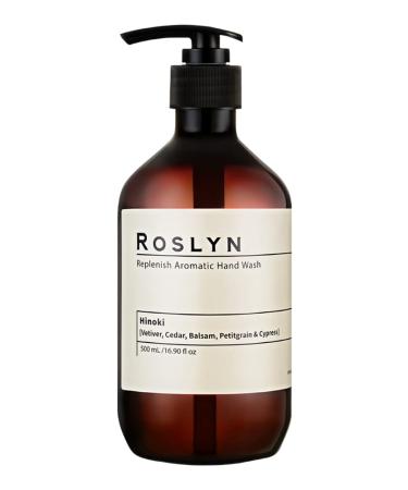 ROSLYN Aromatic Hand Wash  Scented Liquid Hand Soap  Pack of 1  16.9 fl oz  Hinoki