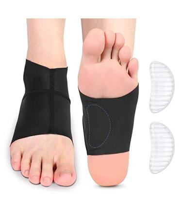 Ankle bandage with foot vault support foot vault tabage compression ankle vault with gel pads for plantar fasciitis heel spur foot pain flat foot vault pain relief (1 pair) - Buy Online on GoSupps.com