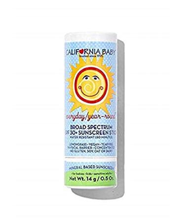 California Baby SPF 30+ Sunscreen Stick 2 Pack - Fragrance-Free, Broad Spectrum Protection for Babies, Kids, and Adults - Buy Online on GoSupps.com