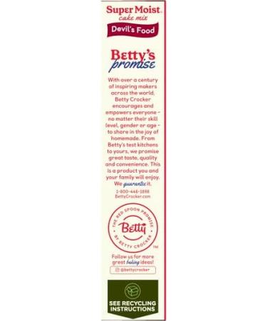 Betty Crocker Favorites Super Moist Devil's Food Cake Mix 376g | Rich and Chocolatey Luxury Cake Mix | Now with 20% More Cocoa | Pack of 2 - Buy Online on GoSupps.com