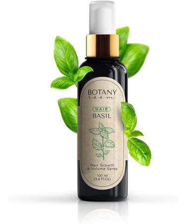 Hair Basil' Hair Spray - Achieve Gorgeous Healthy-Looking Hair with Vitamin B12 & Vitamin C Enrichment Nourishing and Styling Solution with Basil Extract for Scalp and Hair Vitality.