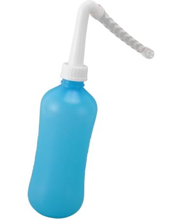 Nasal Rinsing Cleaner Efficient Easy Large Capacity Comfortable Sinus Rinsing Bottle for Sea Water (500ML Blue) - Buy Online on GoSupps.com