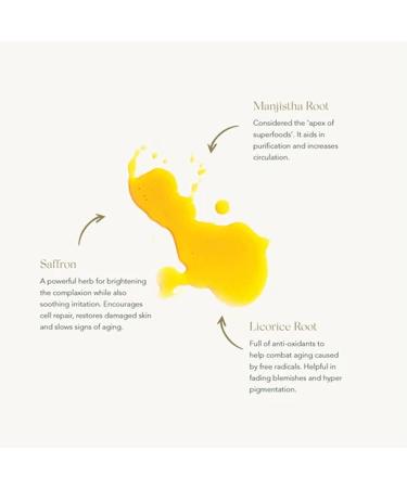 Ranavat Natural Radiant Rani Saffron Serum - Luxury Clean Skincare (30 ml) - Buy Online on GoSupps.com