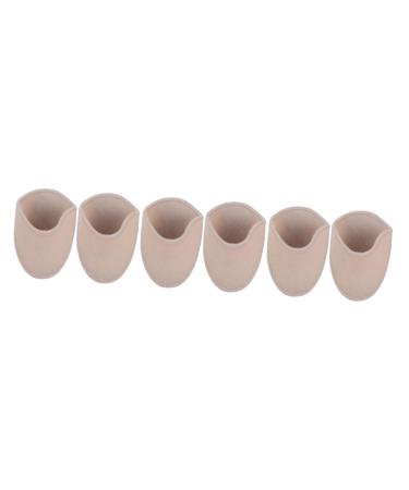 Healvian 3 Pairs Dance Clothes Dance Dresses Ladies Slippers Shoe Inserts Pointed Toe Heels Gel Toe Cap Protectors Ballet Toe Protector Dance Socks High Heel Sock Pad Foot Protector Mules
