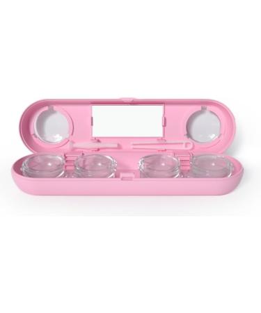 3n REO2 Transparent Contact Lens Container Set - 2 Pieces with Magnifying Box Tweezers and Mirrors - Portable Storage for Colored Lenses - Ideal for Home & Travel - Buy Online on GoSupps.com