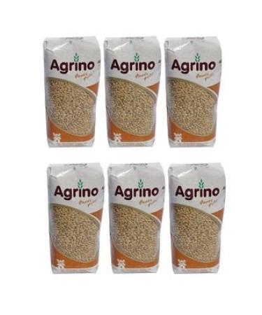 Hellenikos Kreta Pack of 6 fine lentils 500g each (3kg total) dried from Greece. Mediterranean cuisine. Greek lentil fruits. Small fine lentil. Pack of 3 bottles + 10ml sachet of olive oil.