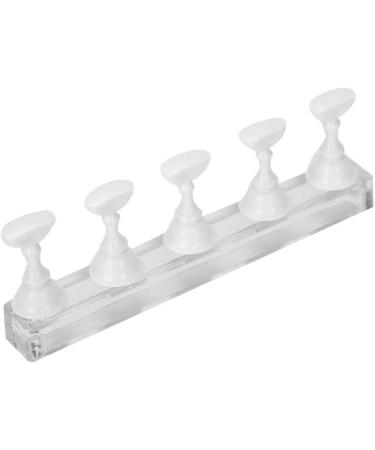 Alupre Magnetic Nail Tip Practice Stand Professional False Nail Holder for Gel Polish Display & Manicure Tool Perfect for Nail Art Enthusiasts - Buy Online on GoSupps.com