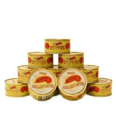 Red Feather Creamery Canned Butter - 100% Pure New Zealand Butter - 24 Cans/Full Case, 12 Ounce - Ideal for Emergency Preparedness - Buy Online on GoSupps.com