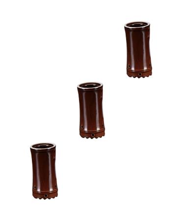 Healeved 3 STK Moxibustion pot Ceramic tools Moxibusion-belt Moxaglas Moxibustenbecher Moxabrenner made of ceramic moxibusion can be portrayable Moxibustlas MassageGlas Massage device