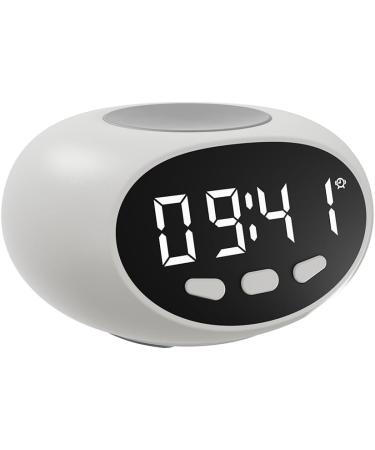 HEROSS Talking Alarm Clock - Extra Loud for Kids & Seniors | Easy-to-Use Clock for Hearing & Visually Impaired | White/Opulent Garden - Buy Online on GoSupps.com