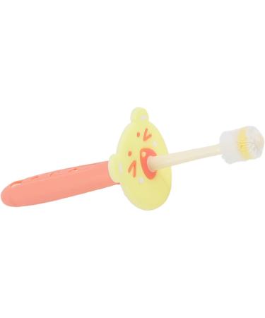 Baby Toothbrush with Soft Bristles - 360 Teething Cleaning | Coral Orange - International Shipping Available - Buy Online on GoSupps.com