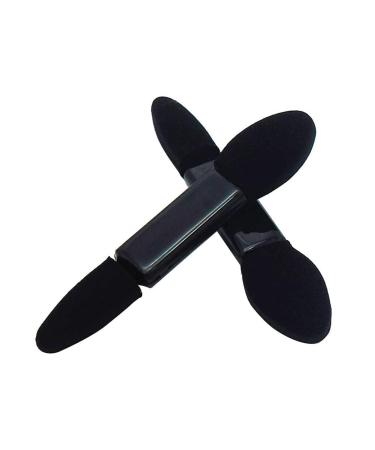 Akoak 20 Pcs Black Disposable Eyeshadow Brushes - Double Head Makeup Applicators for Professionals & Home Use - Buy Online on GoSupps.com