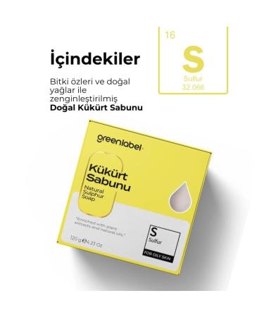 Buy Sulfur Soap - Natural Sebum Balancer 120g | International Shipping Available - Buy Online on GoSupps.com