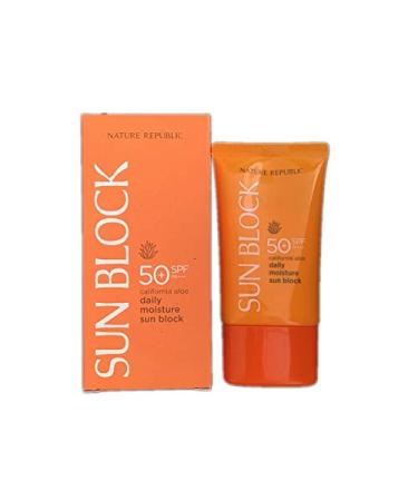 Nature Republic California Aloe Daily/ Powerlasting Sunscreen SPF 50+ PA+++ 50ml - Hydrating Sun Blocking Lotion - Buy Online on GoSupps.com