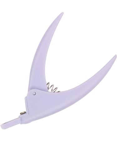 Nail Tip Clipper Acrylic Nail Clipper Ergonomic DIY for Novice for Nail Salon (Purple) - Buy Online on GoSupps.com