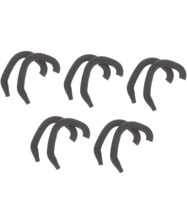 SOLUSTRE Ear Corrector Tools Sticker Holder - 25 Pairs Ear Protectors for Masks - Silicone Auricle Correction - Black - Pack of 5 - Buy Online on GoSupps.com