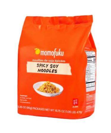 Momofuku Noodles Spicy Soy 5 Packets in 1 Bag